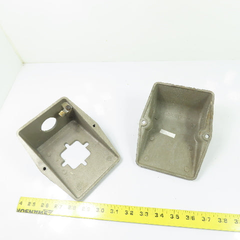 Baldor Standard-E Electric Motor Terminal Box & Cover 6" x 4" x 3.5"