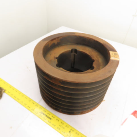 Martin 8 8V 1500 5050 8-Groove 8V Section QD Bushed Sheave Pulley 15"OD 9-3/8"W