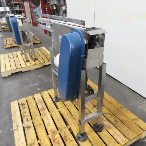 Ideas In Motion 47"x5" Stainless Steel Table Top Conveyor 32FPM 230/460V 3Ph 1HP
