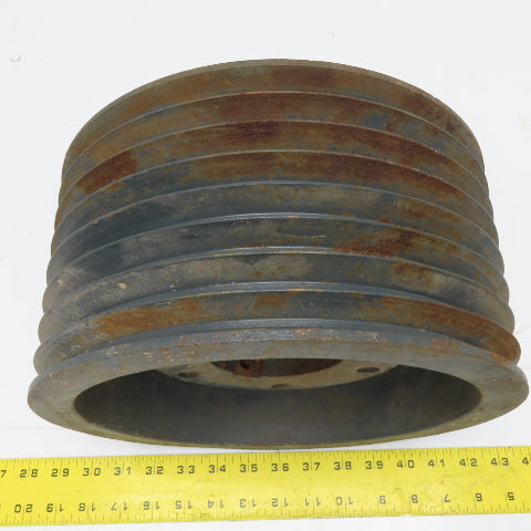TB Woods 5V11 3/8 F 8 Groove 5V Sheave Pulley MAX RPM 2195 QD Bushed 3-3/8" Bore