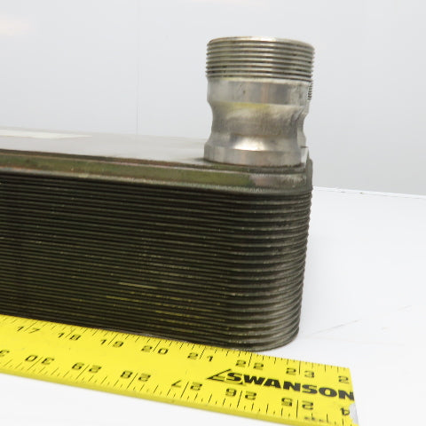 GEA 100094670 GBS 700M-40 Brazed Plate Heat Exchanger 450 PSI 2" NPT