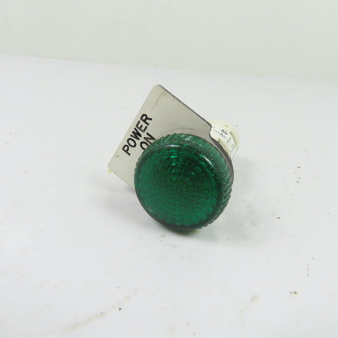 Allen-Bradley 800FD-P3D3 Green 22mm Pilot Light Indicator 24V DC Ser A