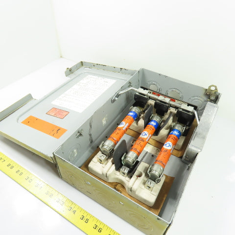 Siemens F351 30A 3-Pole Fusible Safety Disconnect Switch 600V