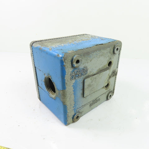 Mushroom Head Emergency Stop Pushbutton Station Enclosure 4" x 4" x 3"