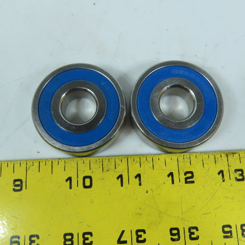 S6303RS 17x47x14mm Stainless Steel Sealed Ball Bearing Lot Of 2