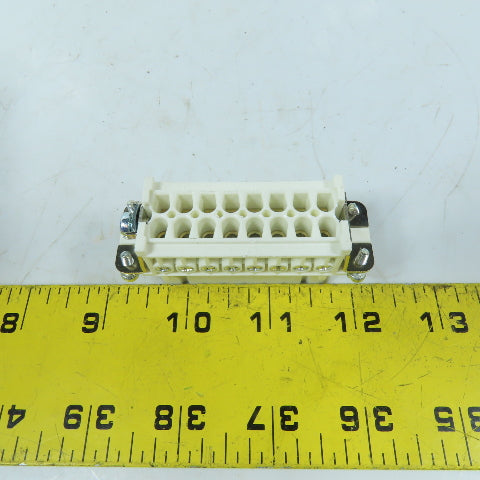 EPIC 10531000 H-A 16 BS 16-Pin Female Heavy Duty Connector Insert 16A 600V