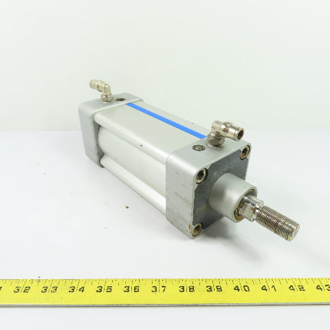 Micro Pneumatic Tie Rod Air Cylinder Double Acting 4.5" Stroke 3" Bore