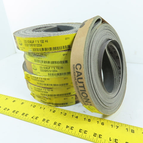 Klingspor 333240F01013204 333 0240JF 1"x132" 240 Grit Sanding Belt Lot Of 70