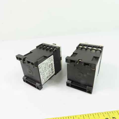 Siemens 3RT1016-1BB41 3P Contactor 24VDC Coil w/3RT1916-1BB00 Suppressor Lot/2