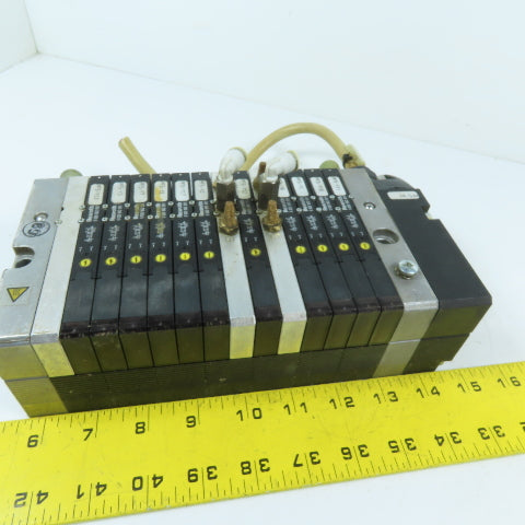 Rexroth R 480 098 560 0 820 062 051 11-Station Solenoid Valve Manifold 24VDC