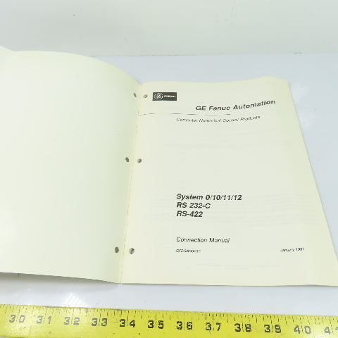 GE Fanuc GFZ-60043E/01 System 0/10/11/12 RS232-C RS-422 Connection Manual
