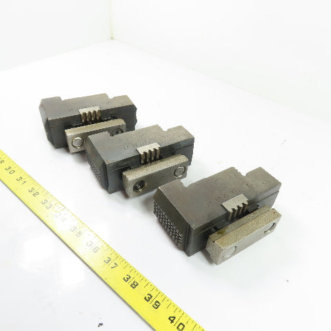 DACO DT 12 RJ MIL 12" Reversable Serrated Lathe Chuck Jaws 5"x 1-3/4"x 2-5/8" H