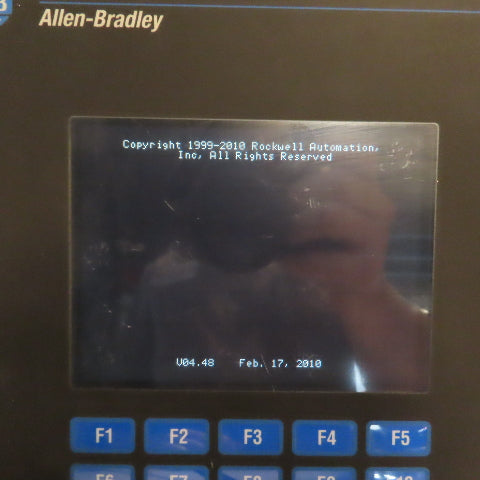 Allen-Bradley 2711-B6C1 Panelview 600 Ser C FRN 4.48 HMI Operator Interface