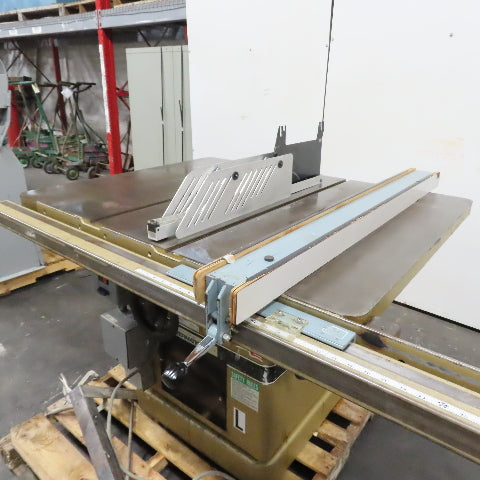 Powermatic Model 72A 14" Tilting Arbor Table Saw 3Ph 230/460V Tested