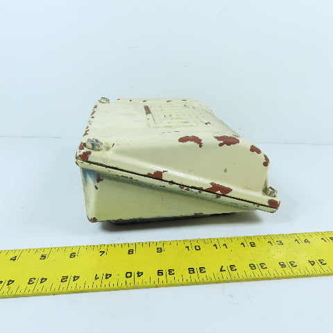 WEG 10871887 Cast Iron Motor Terminal Junction Box w/Gasket 4-1/4" Hole Centers