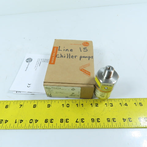ifm PA-010PRBN14-A-ZVG/US/ PX3224 Pressure Transmitter 0-100PSI 9.6-32VDC