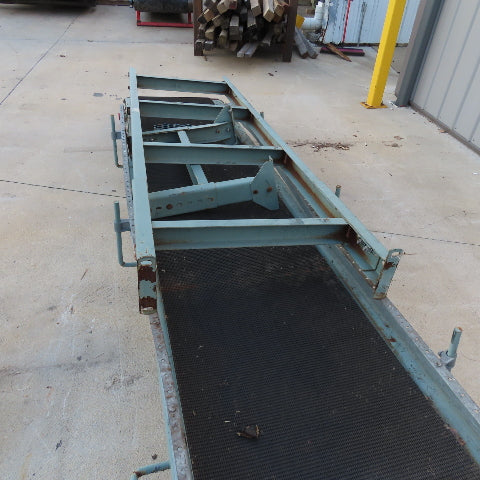 Hytrol 20" Wide x 20' Long Slide Bed Nose Off Incline Conveyor 200V 3Ph 36FPM