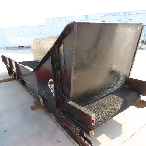 46" Wide x 18' Long 60° Incline Slide Belt Discharge Conveyor 23FPM