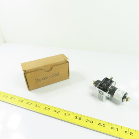 MDI 30NO-120A 30A SPST NO Mercury Displacement Relay 120V Coil 600VAC NEW