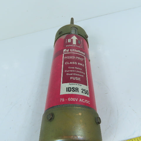 Littelfuse IDSR250 250A Class RK5 Dual Element Time Delay Fuse 600V AC/DC