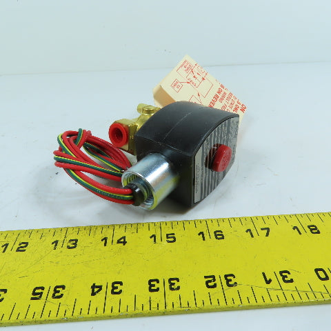 ASCO EF8003H9 MX120 2-Way NC Solenoid Valve 120/60,110/50VAC 1/4in
