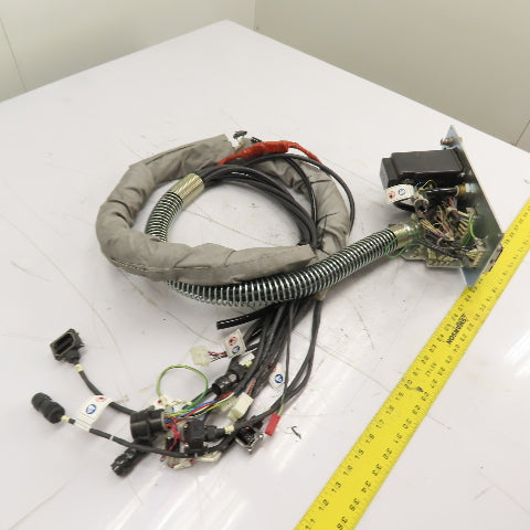 Robot Interconnect Wiring Harness With Bulkhead Connector Panel Assembly