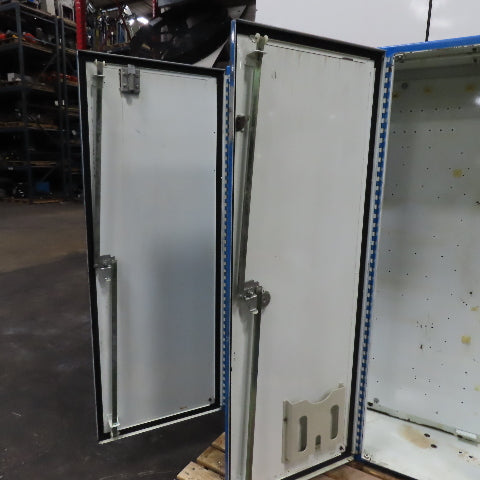 60" x 49" x 15" Double Door Electrical Enclosure Cabinet W/ Back Plate