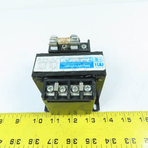 Micron B100BTZ13JK 100VA Control Transformer 220-480V Pri 110-115V Sec