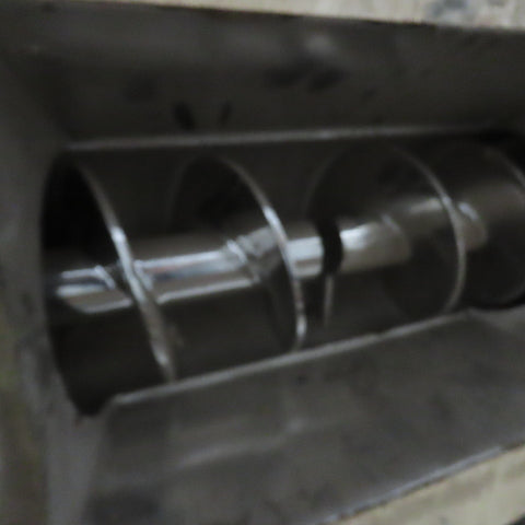 0.5HP 90VDC Dual Drive/Discharge SS Screw Auger Conveyor Feeder 14.5"x9" Intake