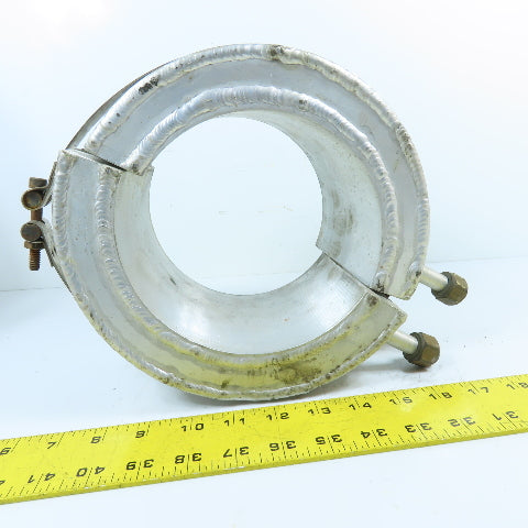 6" Two-Piece Liquid Jacket Cast Aluminum Extruder Barrel Band Heater Cooler