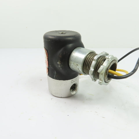 Humphrey 062E1-3-10-21-36 3-Way 2-Position Solenoid Air Valve 120V 1/4" NPT