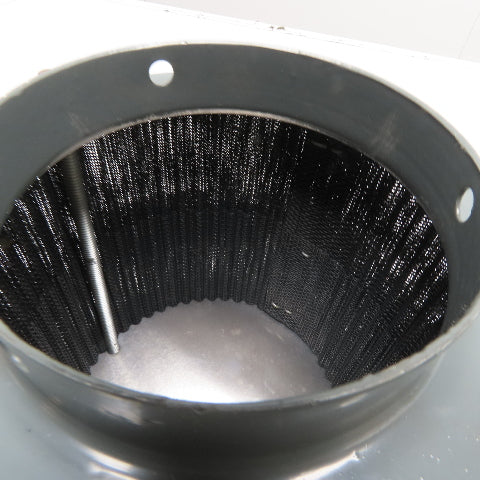 4" Cylindrical Pleated Air Intake Filter Element w/Flange Mount