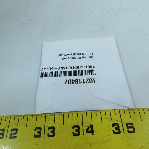 Coherent 102118407 Laser Protection Glass 54mm x 2mm