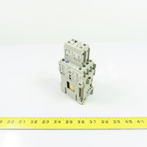 Allen-Bradley 100-C12Z*10 3-Pole IEC Contactor w/ 100-F Auxiliary Contact 24VDC