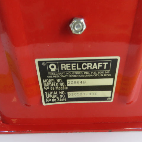 Reelcraft 2Z864B Spring Retractable Hose Reel 3/8" ID x 50'
