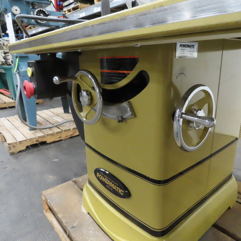 Powermatic 2000 10" Cabinet Table Saw with Fence 208/220V 1Ph 6Hp