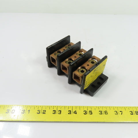 Bussmann 16003-3 255A 3-Pole Power Distribution Block 600V