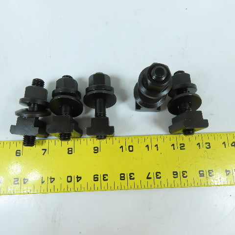 16mm T-Slot Clamping Stud Bolt Set 1/2-13 Stud Lot Of 5