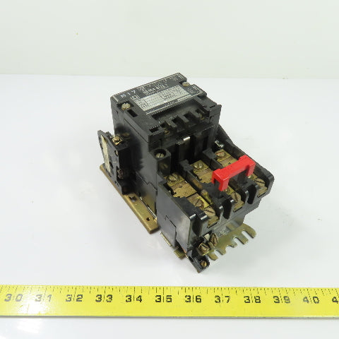 Square D 8536SC03 3-Pole NEMA Size 1 Motor Starter 120V Coil 600VAC