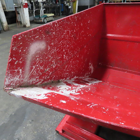 Galfab HD2.0 2 Cubic Yard Self Dumping Trash Scrap Hopper 6000# 54" x 65" x 39"