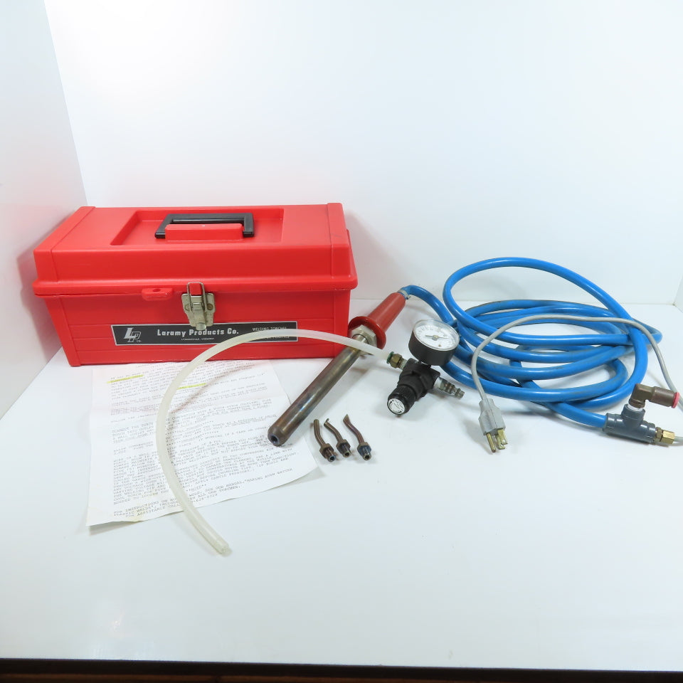 Laramy Products Co. 30-102 Plastic Welding Torch Kit w/ Case, Regulator & Tips