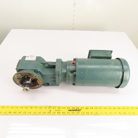 Dodge Quantis BF383CN140TC 1HP AC Gear Motor Reducer 3Ph 230/460V 26.9:1 Ratio