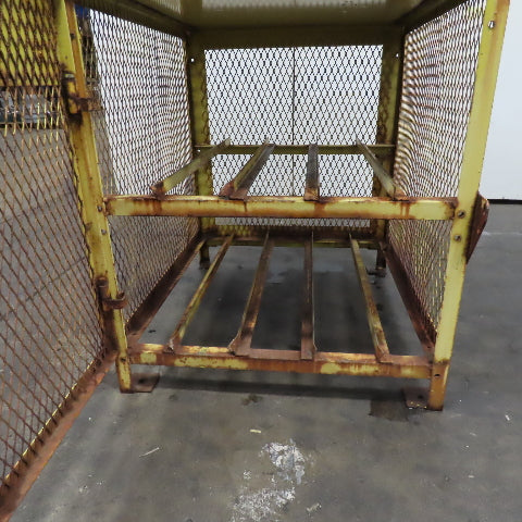 2 Shelf Forklift LP Bottle Storage Cage 36" Deep x 31" x 37" Tall