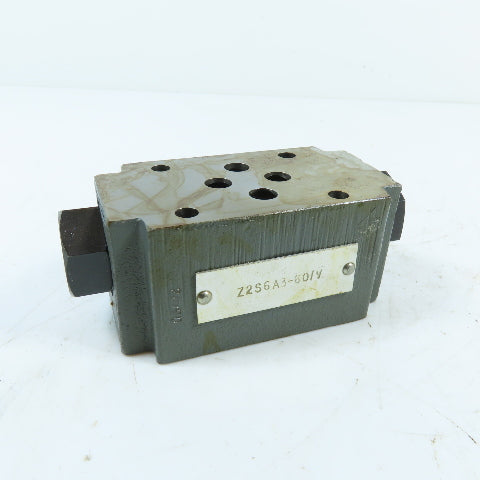 Hydro Norma Z2S6-1-60/V Pilot Operated Hydraulic Check Valve Sandwich Plate