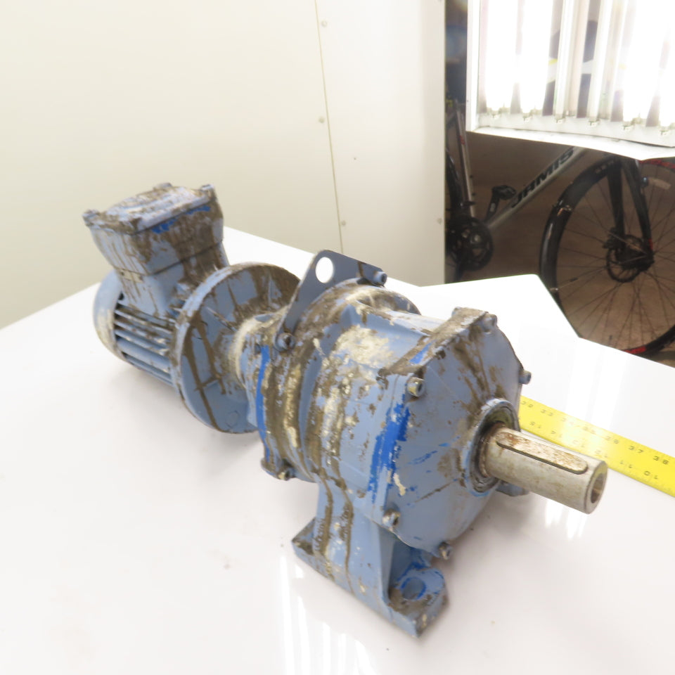 Motovario PRC/063 B3-6-7-8 Inline Gearmotor 88.6:1 Ratio 230/400V 3Ph