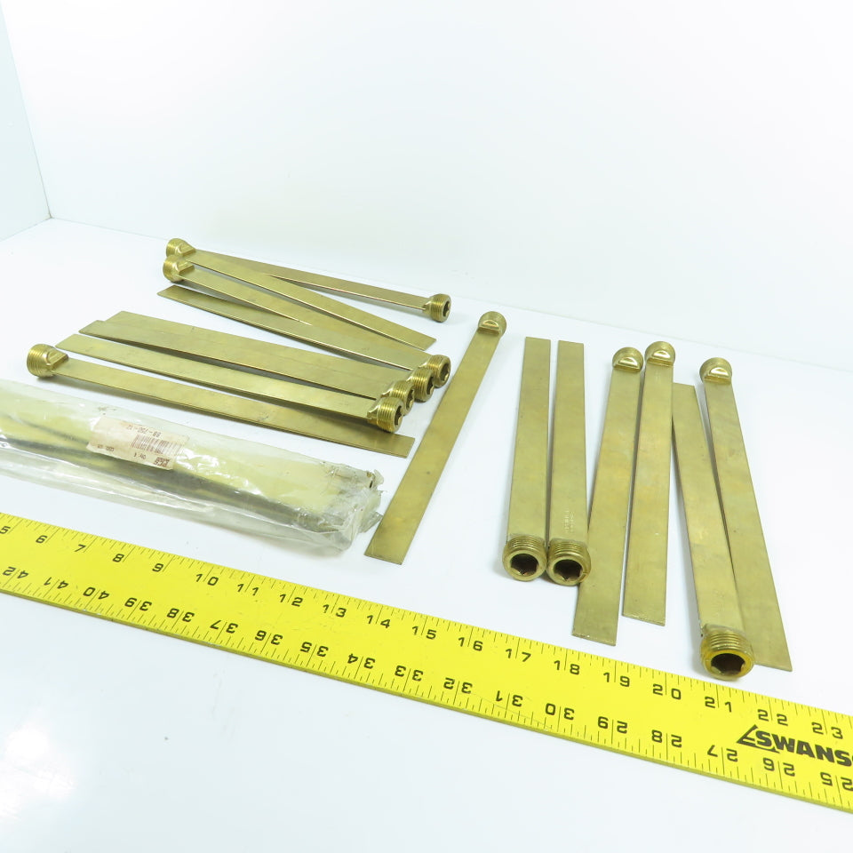 DME SB34x12 3/4" NPT x 12" Brass Baffle Plug 15/16" Wide Lot Of 19