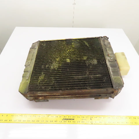 Yale A 388220 Forklift Radiator Assembly W/Fan Shroud & Coolant Reservoir Tank