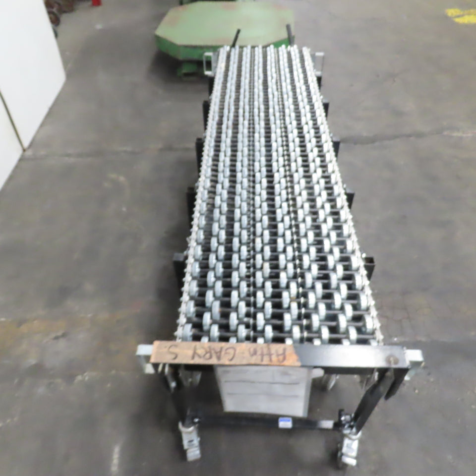 BestFlex 200 18" x 24' Expandable Flexible Skate Wheel Gravity Conveyor 29" Tall