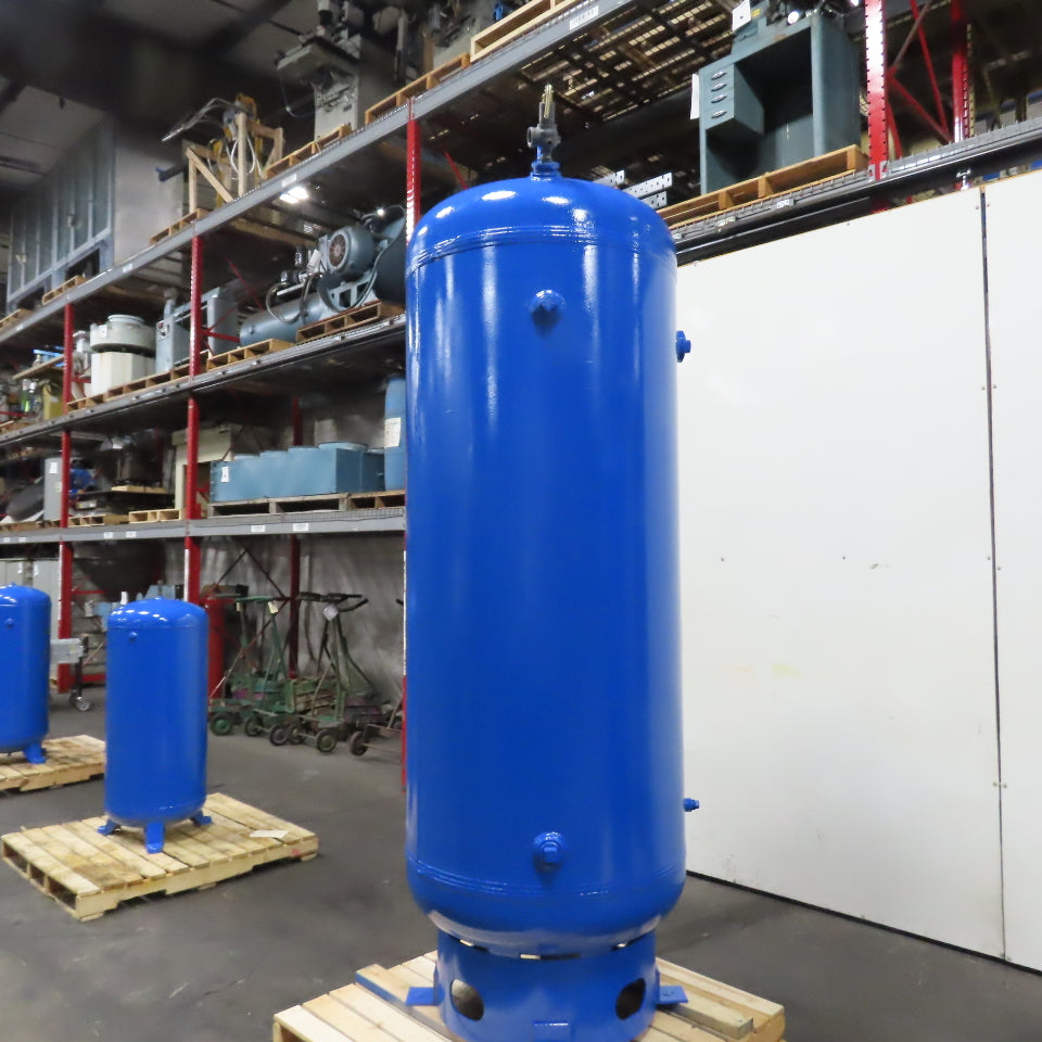 400 Gallon Vertical Compressed Air Storage Receiver Tank 725PSI 2008