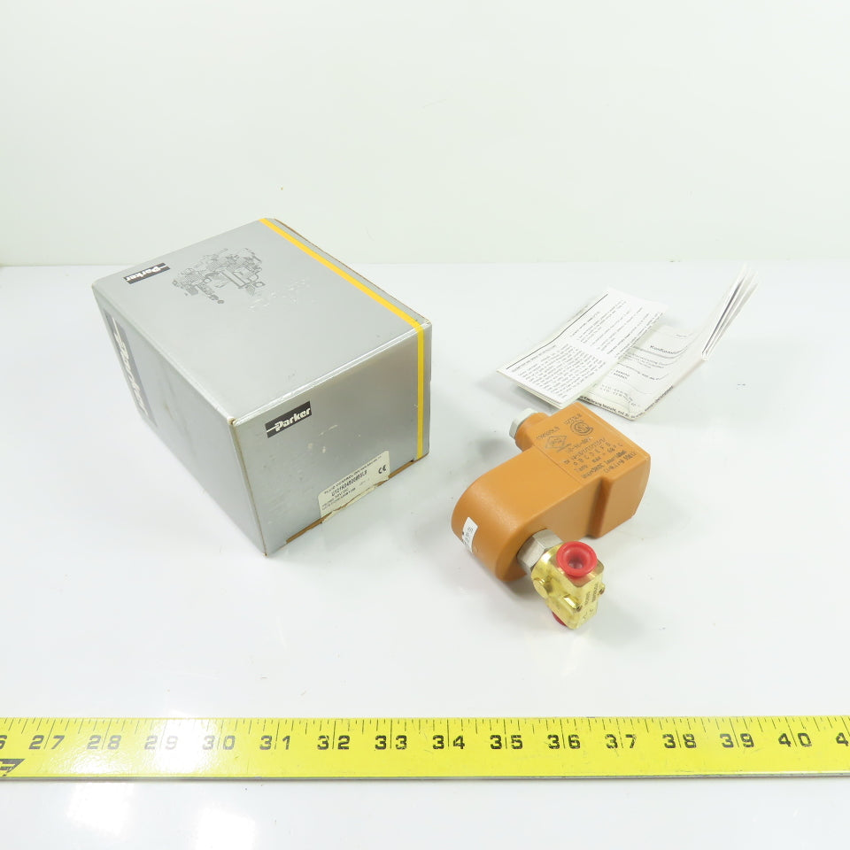 Parker UZ33L8 U121K04900885L8 Solenoid Valve 28VDC 1/4" NPT 150PSI